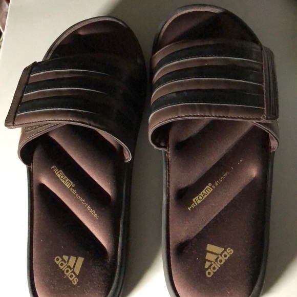 adidas brown sandals